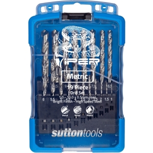 Jobber Drill Set 19 Piece Viper 1.0-10.0x0.5mm
