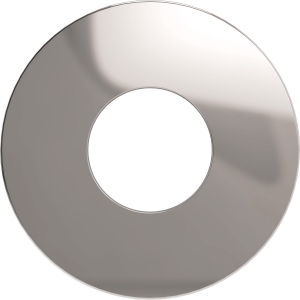 Round Flat Cover Plate 25.4mm Gr316 Satin