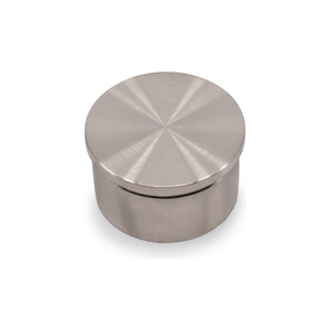 End Cap Flat Satin 50.8mm Gr316