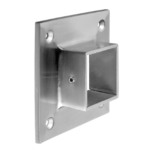 Wall Flange 25.4 Sq/Slot Mirror